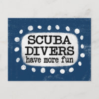 Les Plongeurs De Scuba Ont Plus De Carte Postale A
