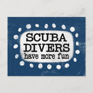 Les Plongeurs De Scuba Ont Plus De Carte Postale A