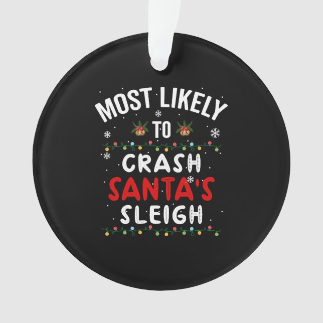 Les Plus Susceptibles D'Écraser Père Noël Sleigh,  (devant)