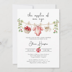 Les pommes de nos yeux Invitation pour la fête pré