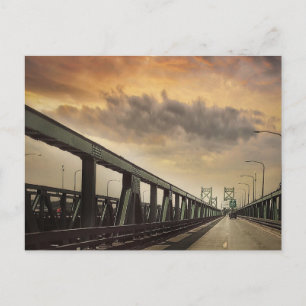 Les ponts jumeaux sur la carte postale du Mississi