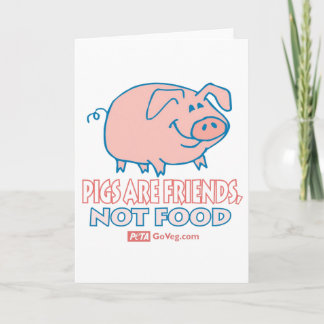 Les porcs sont une carte d'amis