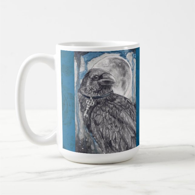 Les Portes Gardiens Mug Raven Mug Black Birg (Gauche)