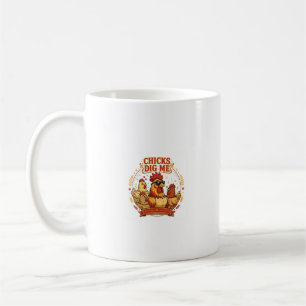LES POULES M'AIMENT Tasse de café drôle de poulet