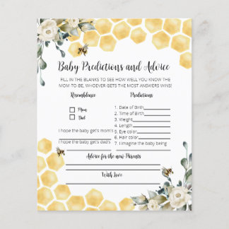 Les prédictions et les conseils de bébé bee jeu de