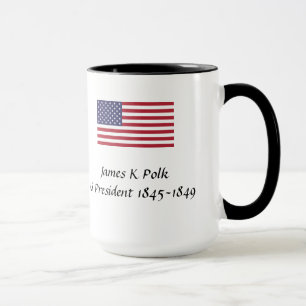 Les présidents américains Souvenir Mug James K P