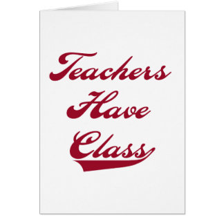 Les professeurs ont les T-shirts et les cadeaux