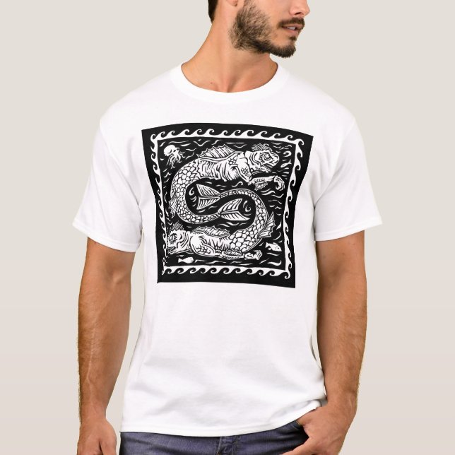 Les profonds - T-shirt blanc (Devant)
