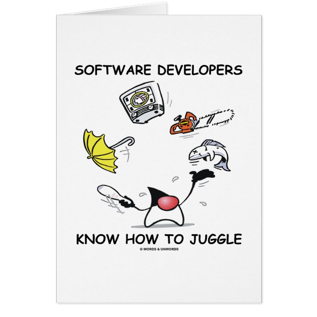 Les programmateurs de logiciel savent jongler (le (Devant)