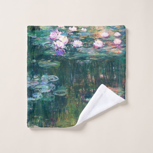 Les puits de Claude Monet (Gant de toilette)