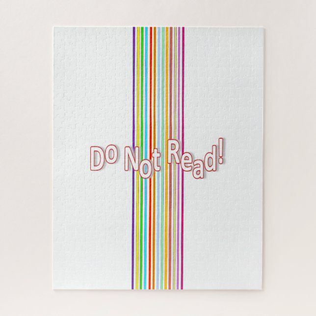 Les puzzles ne lisent pas (Vertical)