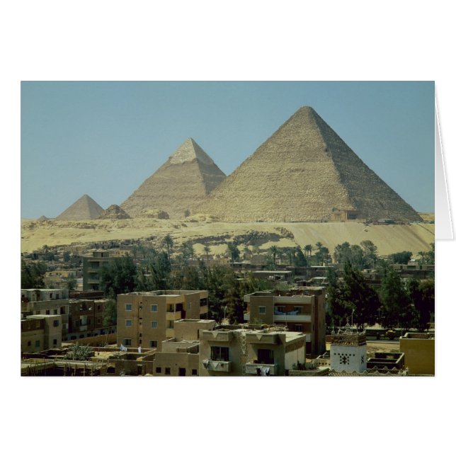 Les pyramides de Gizeh, c.2589-30 AVANT JÉSUS (Devant horizontal)