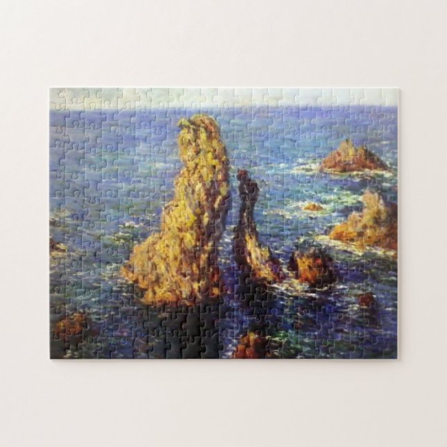 Les pyramides de Port-Coton par Monet Puzzle (Horizontal)