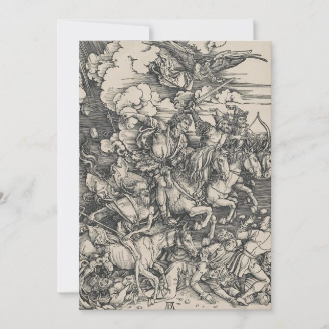 Les quatre cavaliers de l'Apocalypse par Durer (Devant)