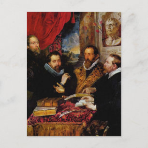 Les quatre philosophes, Peter Paul Rubens Carte po
