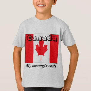 Les racines de ma mère t-shirts pour enfants cana