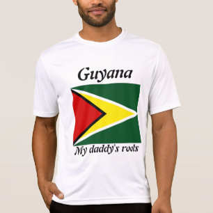 Les racines de mon père guyana sont des t-shirts