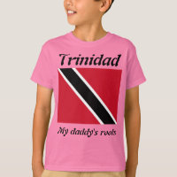 Les racines de mon père trinidad enfants t-shirts