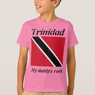 Les racines de mon père trinidad enfants t-shirts