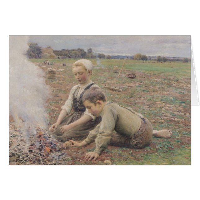 Les ramasseurs de pomme de terre, 1898 (Devant horizontal)