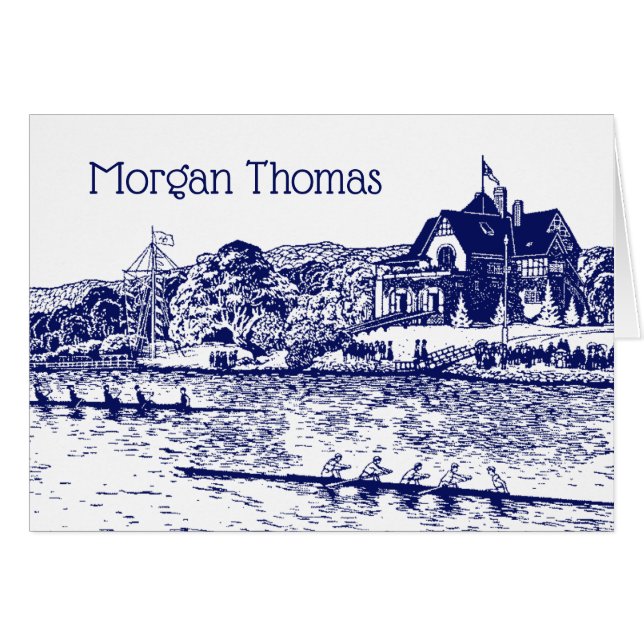 Les rameurs de Crew Row s'affrontent avec Boathous (Devant Horizontal)