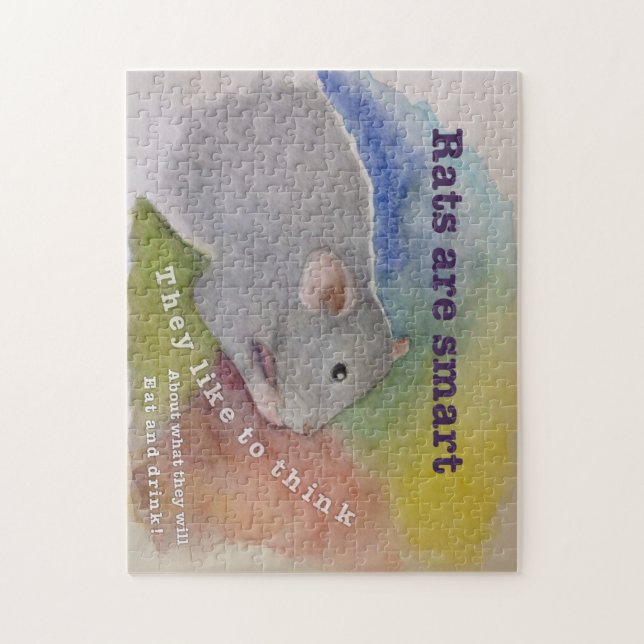 Les rats sont puzzle denteux futé (Vertical)