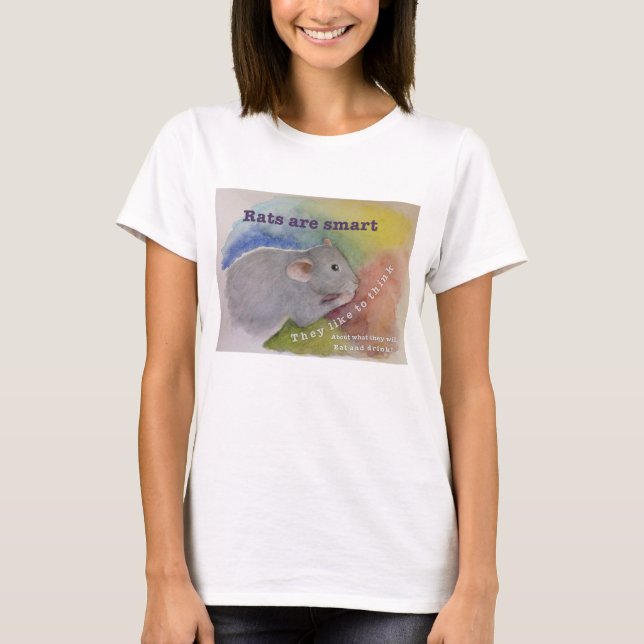 Les rats sont T-shirt intelligent (Devant)
