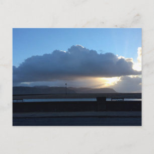 Les rayons du soleil sur les cartes postales Conwy