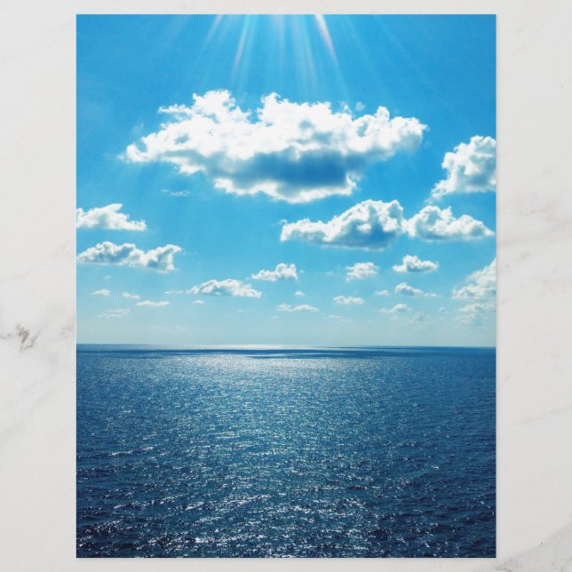 Les rayons sur la mer (Devant)