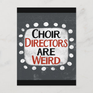 Les Réalisateurs De Chorale Sont Une Carte Postale