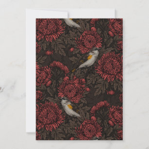 Les Reddébutants dans les chrysanthèmes en brun et