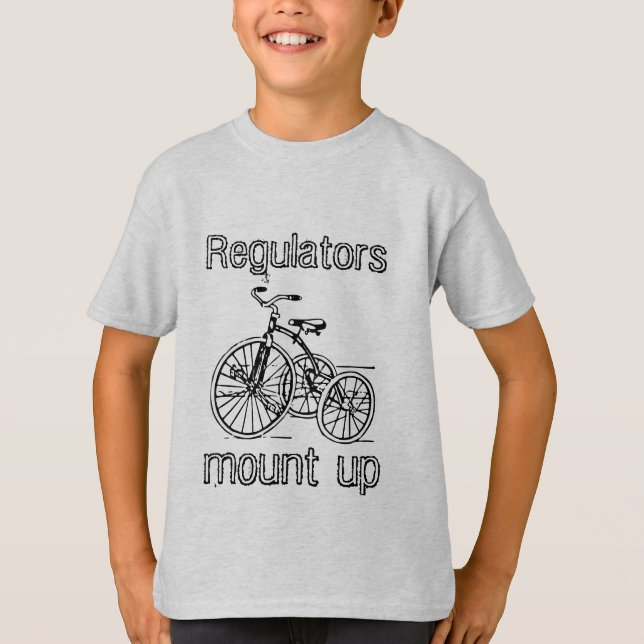 Les régulateurs montent le T-shirt Tricycle Unisex (Devant)