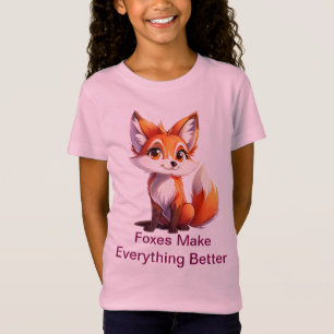 Les renards rendent tout meilleur - Jolie T-shirt