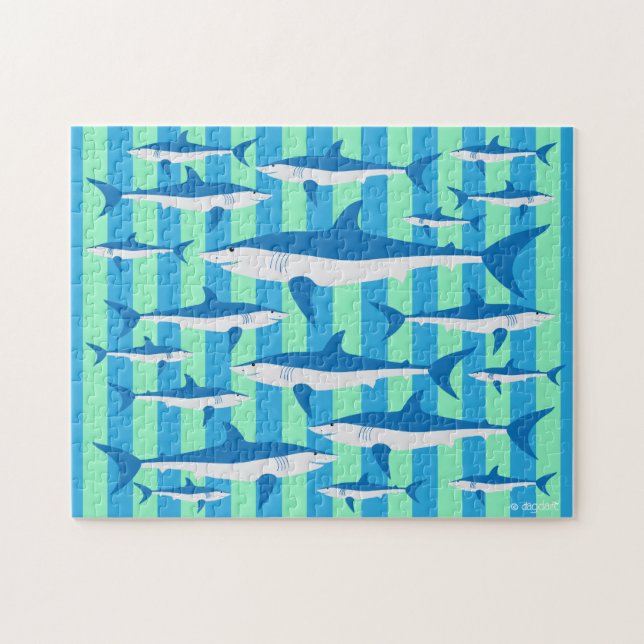 LES REQUINS ! Puzzle 11x14 (Horizontal)