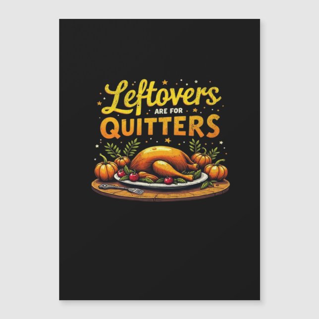 Les restes de Thanksgiving sont pour les lâcheurs  (Devant)