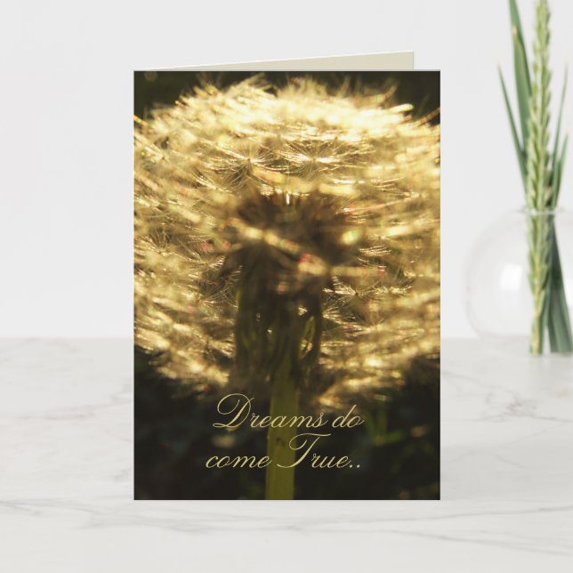 Les rêves VONT VRAIMENT. Carte (Devant)