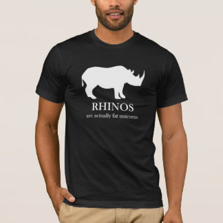 Les rhinocéros sont gros T-shirt de licornes