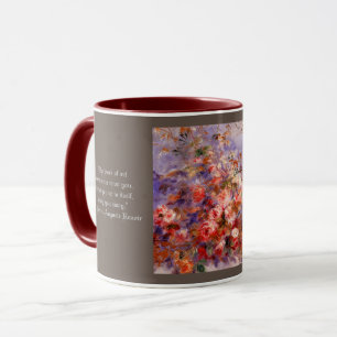 Les Roses de Renoir par le Window Coffee Mug