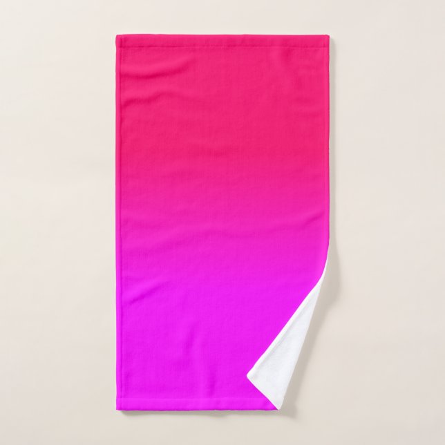 Les roses indien et la couleur rose au néon (Serviette à main)