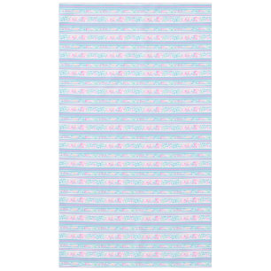 Les roses roses, bleu, rose, blanc barre la nappe