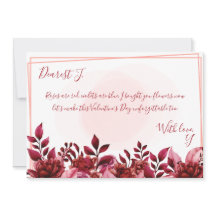 Les roses sont la carte rouge Saint Valentin