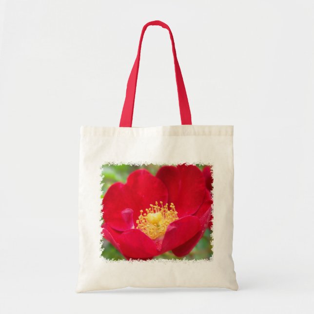 Les roses sont Sacs fourre-tout rouges (Devant)