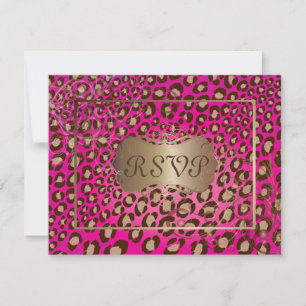Les RSVP Leopard vintages nécessitent des invitati
