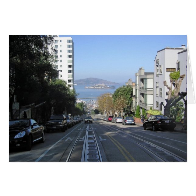 Les rues en pente de San Francisco (Devant horizontal)