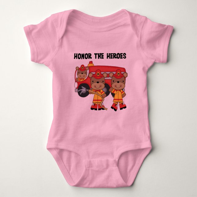 Les sapeurs-pompiers honorent les T-shirts et les (Devant)