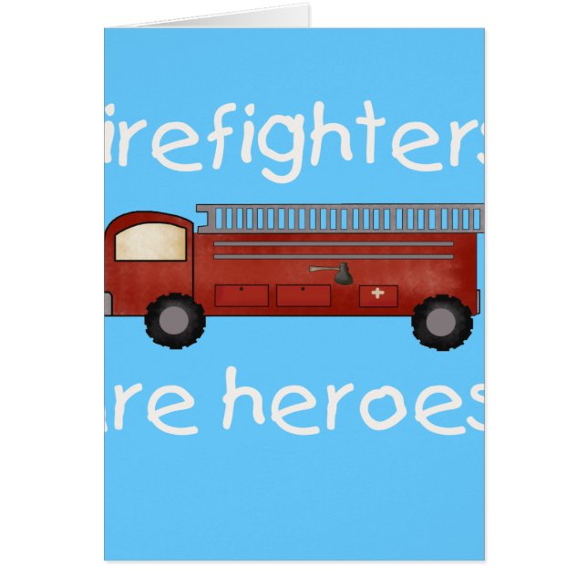 Les sapeurs-pompiers sont des héros (Devant)