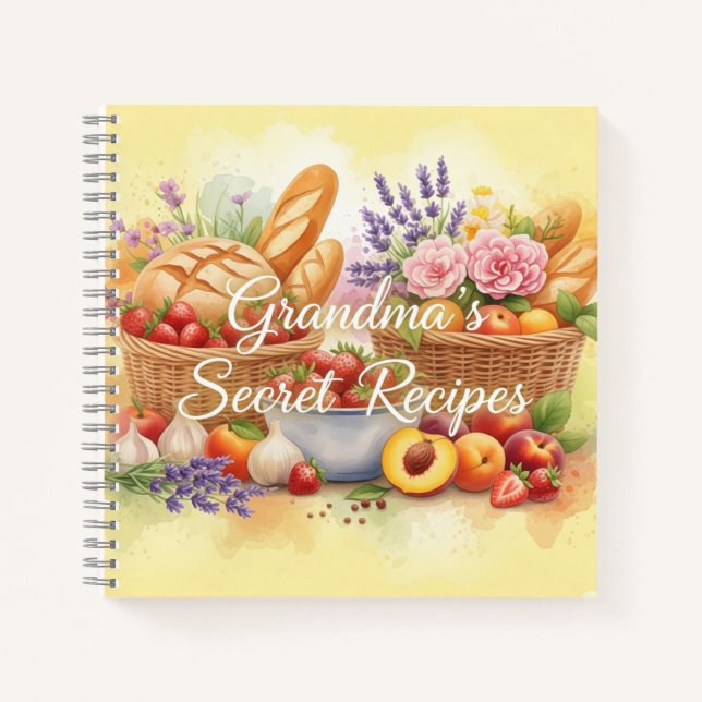 Les secrets de ma grand-mère. Livre de recettes, p (Devant)
