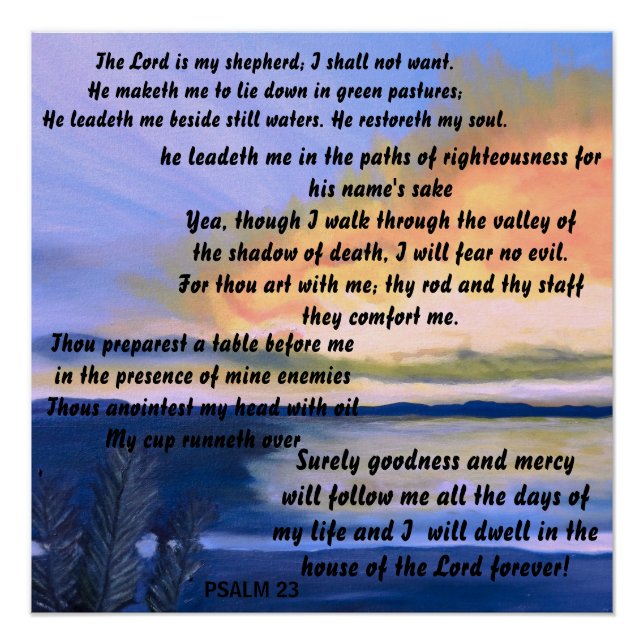 LES SEIGNANTS PRIENT Poster brillant (Devant)