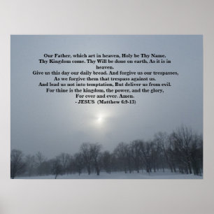 LES SEIGNEUR PRAYER POSTER