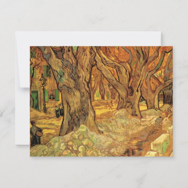 Les sens de la route par Vincent van Gogh (Devant)